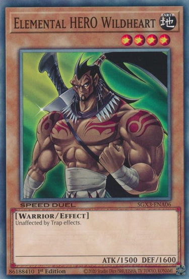 Elemental HERO Wildheart | SGX3-ENA06